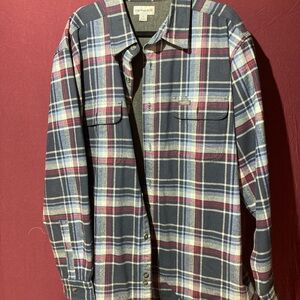 Carhartt Red and Blue Plaid Shirt